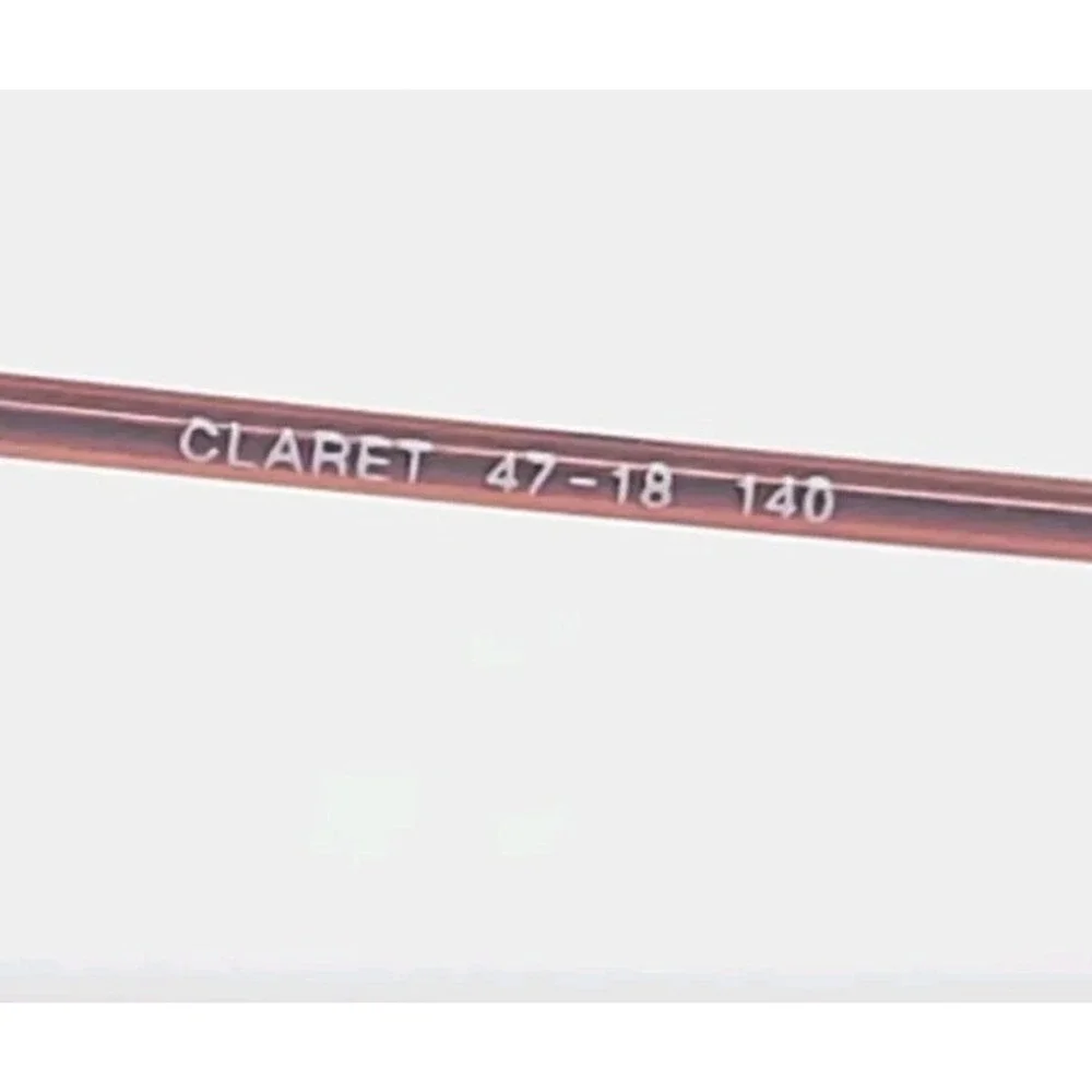 Monel Claret 47-18-140 St. Moritz Pink Rose Stainless Steel Eyeglass Frames